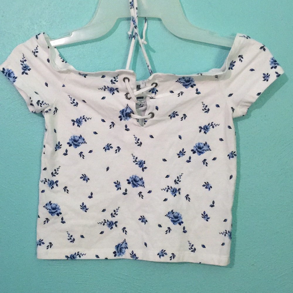 Floral crop top